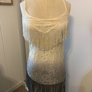 Fringe Mini Dress